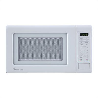 Magic Chef 700 Watt 0.7 Cubic Feet Digital Touch Countertop Microwave, White