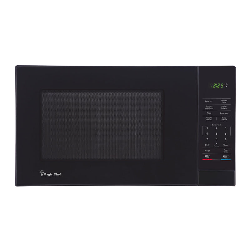 Magic Chef 1000 Watt 1.1 Cubic Feet Digital Touch Countertop Microwave, Black