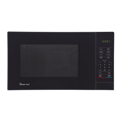 Magic Chef 1000W 1.1 Cubic Feet Digital Countertop Microwave, Black (For Parts)