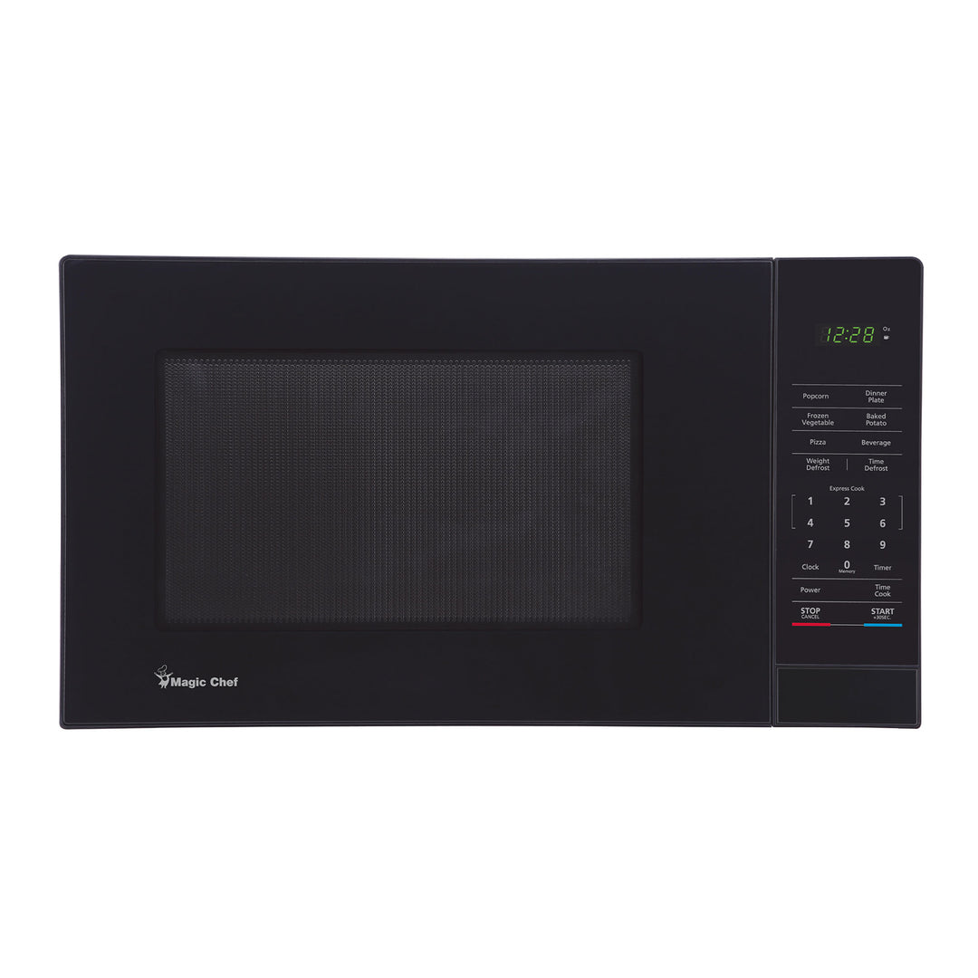 Magic Chef 1000 Watt 1.1 Cu. Ft Digital Touch Countertop Microwave, Black (Used)