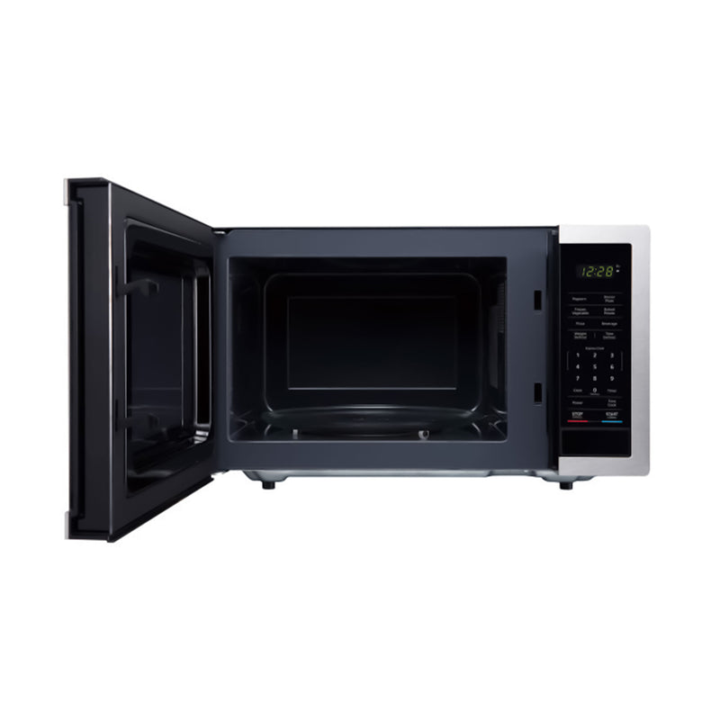 Magic Chef 900 Watt 0.9 Cubic Feet Digital Touch Microwave, Silver (For Parts)