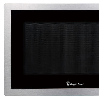 Magic Chef 900 Watt 0.9 Cubic Feet Digital Touch Countertop Microwave, Silver