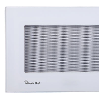 Magic Chef 1000 W 1.1 Cubic Feet Digital Touch Countertop Microwave, White(Used)
