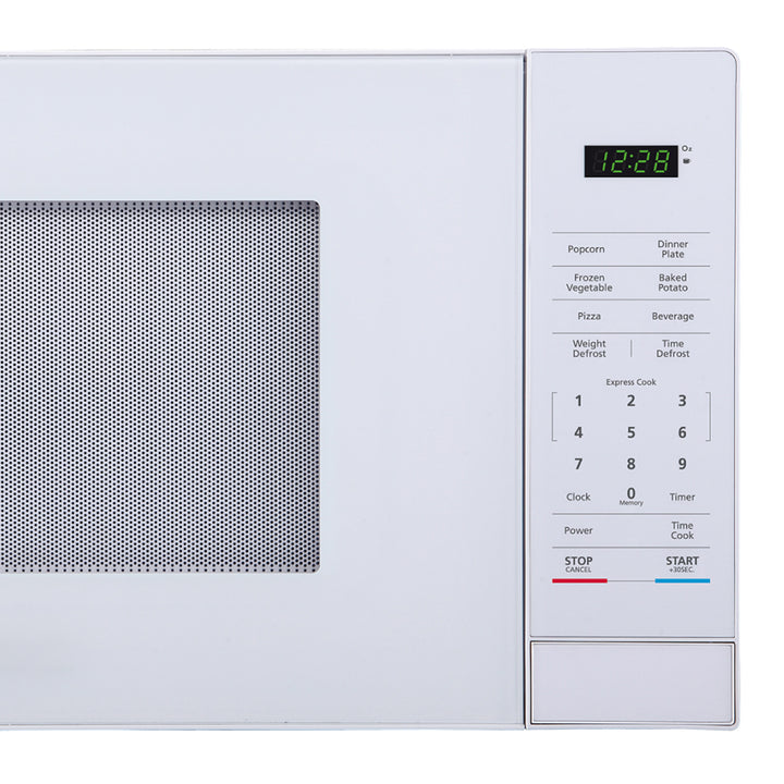 Magic Chef 1000 W 1.1 Cubic Feet Digital Touch Countertop Microwave, White(Used)