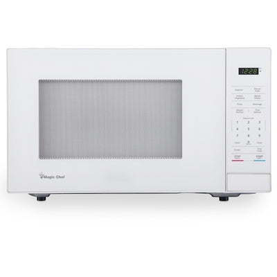 Magic Chef 1000 W 1.1 Cubic Feet Digital Touch Countertop Microwave, White(Used)