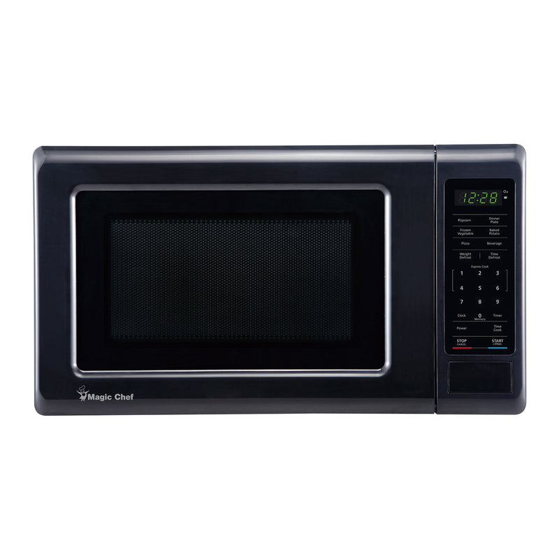 Magic Chef 700 W 0.7 Cu. Ft Digital Touch Countertop Microwave, Black (Open Box)