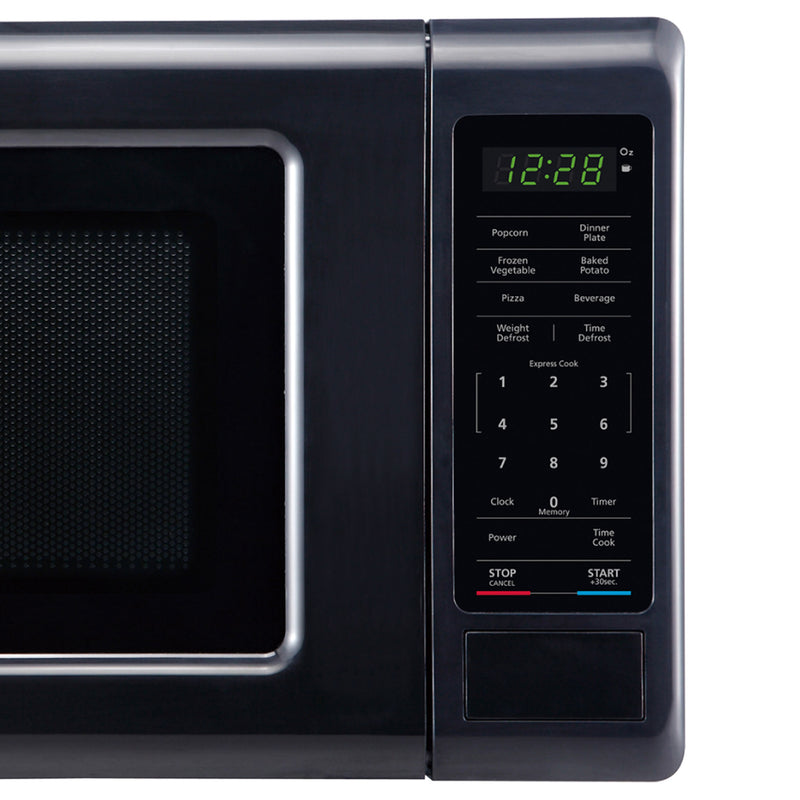 Magic Chef 700 Watt 0.7 Cubic Feet Digital Touch Microwave, Black (Used)