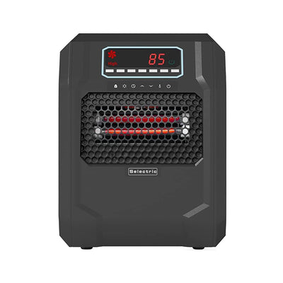 VOLTORB Portable Electric Space Heater w/Remote Control & Fan Only Mode, Black