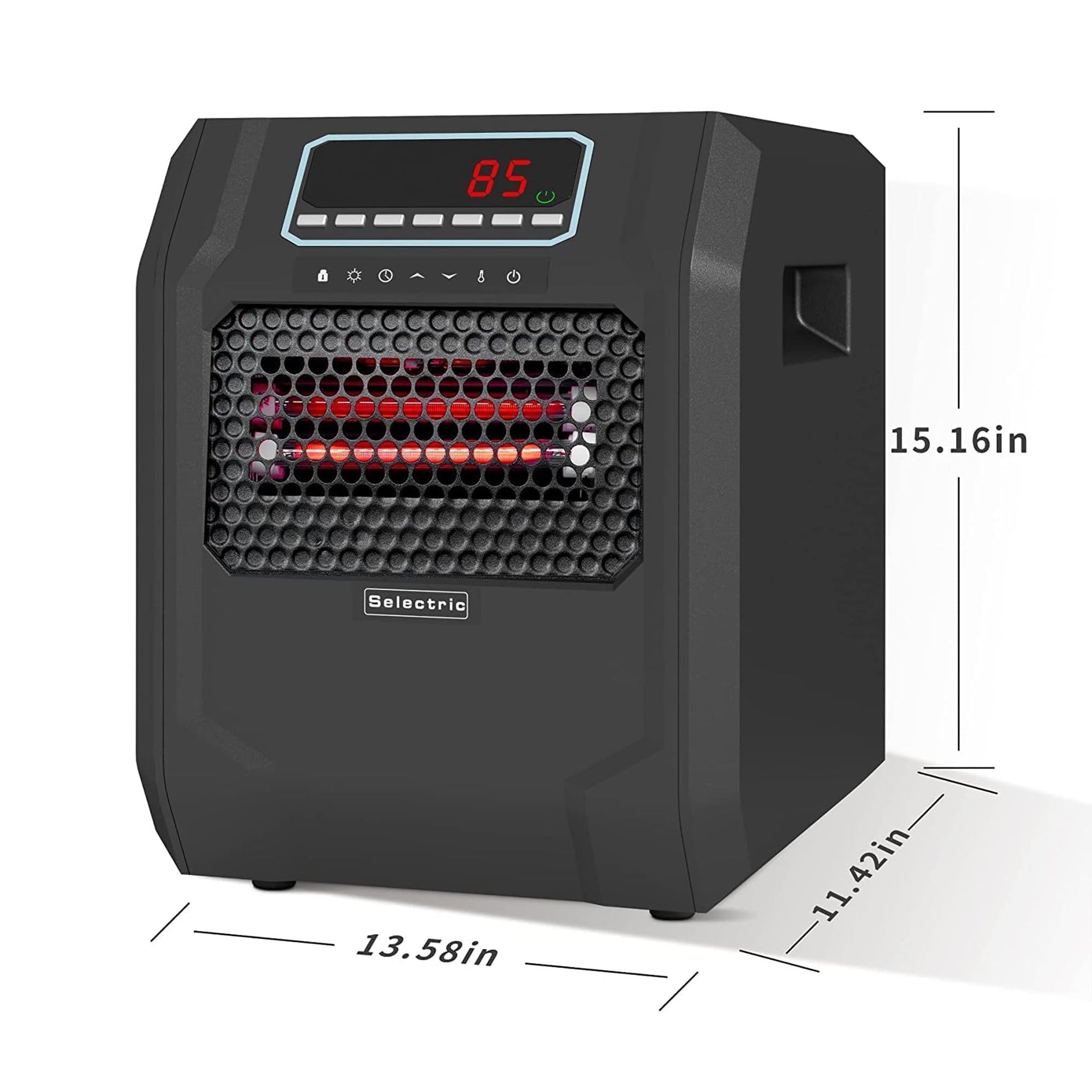VOLTORB Electric Space Heater w/Remote Control & Fan Only Mode, Black(For Parts) - VMInnovations