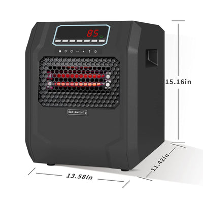 VOLTORB Electric Space Heater w/Remote Control & Fan Only Mode, Black(For Parts) - VMInnovations