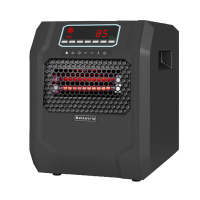 VOLTORB Corded Electric Radiant Space Heater w/3 Heat Settings, Black (Used) - VMInnovations
