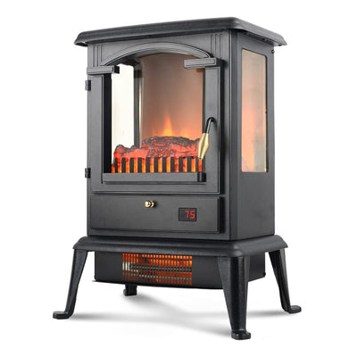 VOLTORB Freestanding Portable Electric Fireplace Stove w/Remote (For Parts)