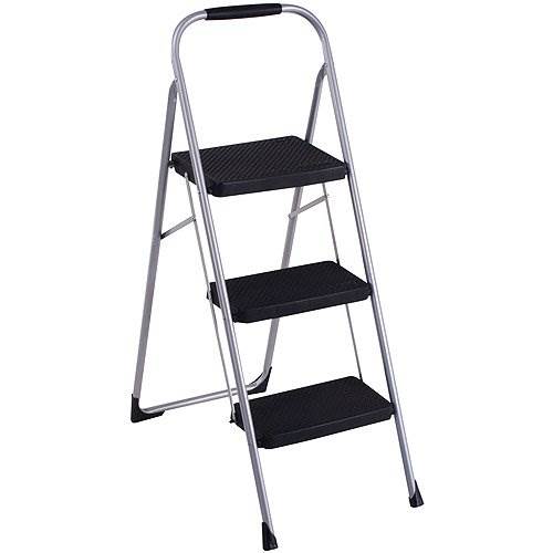 Cosco Folding Three-Step Slip-Resistant Stool Ladder (Open Box)