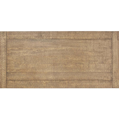 Homelegance Modern Industrial Solid Wood Metal Home Office Desk, Rustic Brown