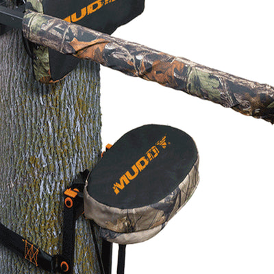 Muddy The Boss XL Hang On Hunting Tree Stand and Flip Up Shooting Rail Rest - VMInnovations