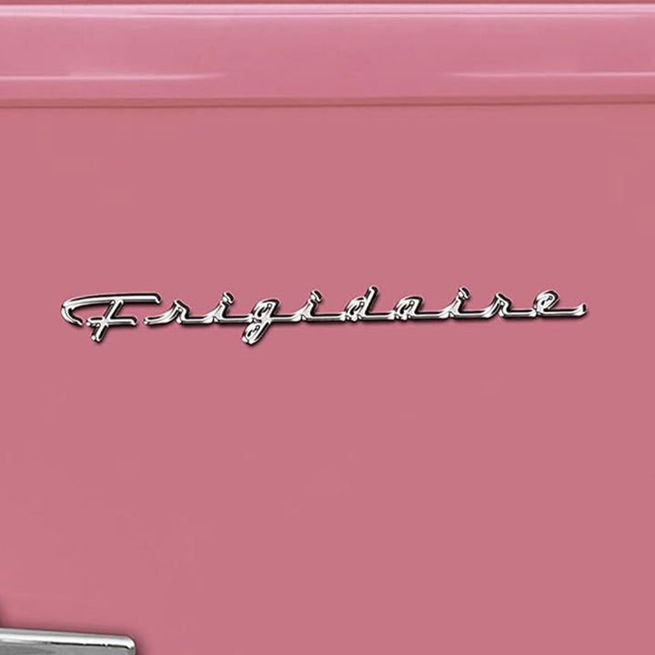 Frigidaire 1.6 Cubic Foot Retro Bar Mini Fridge with Freezer, Pink (Open Box) - VMInnovations