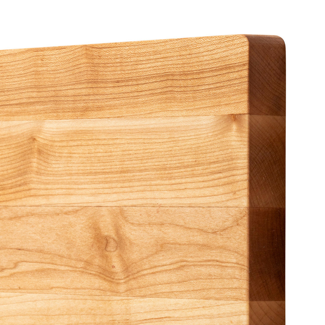 John Boos Chop N Slice Small Maple Wood Edge Grain Cutting Board, 10" x 10" x 1"