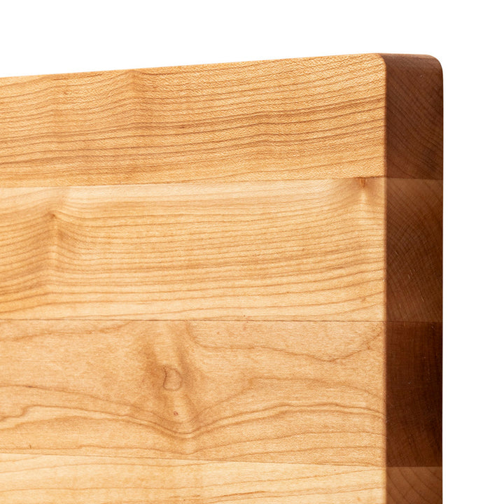 John Boos Chop N Slice Maple Wood Edge Grain Cutting Board, 10"x10"x1"(Open Box) - VMInnovations