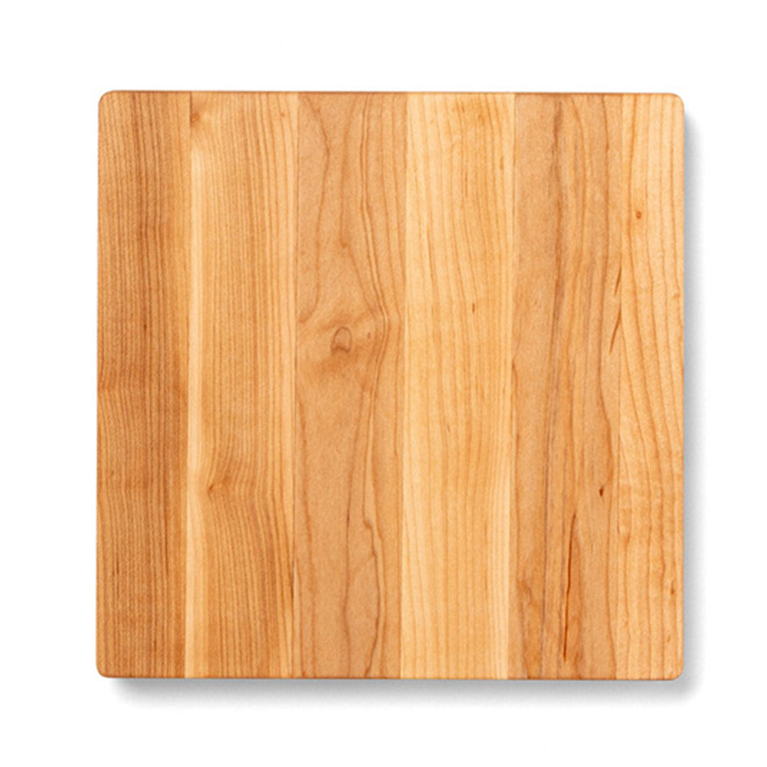 John Boos Chop N Slice Small Maple Wood Edge Grain Cutting Board, 10" x 10" x 1"