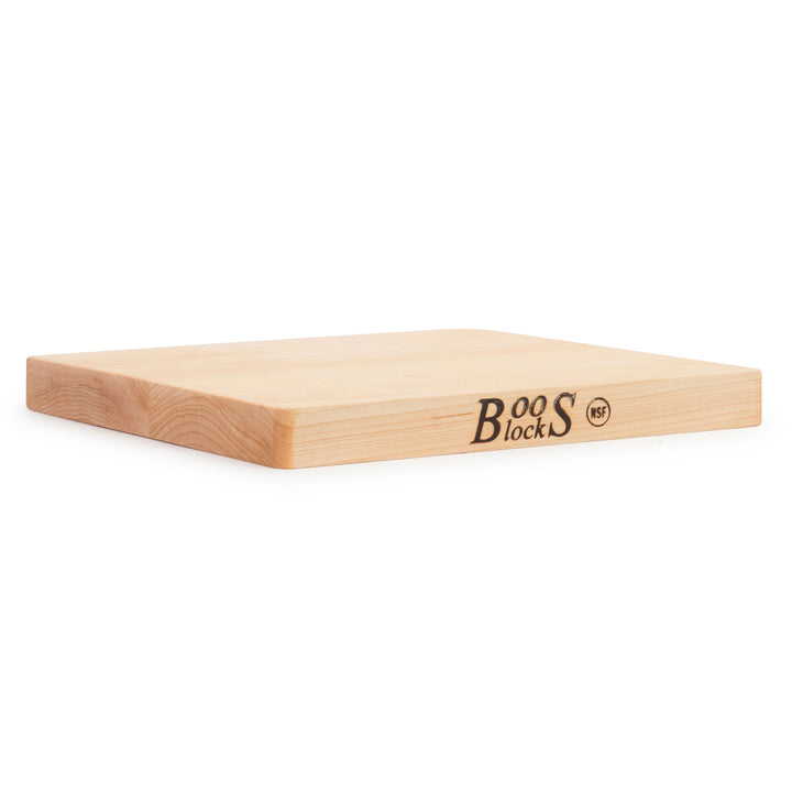 John Boos Chop N Slice Small Maple Wood Edge Grain Cutting Board, 10" x 10" x 1"