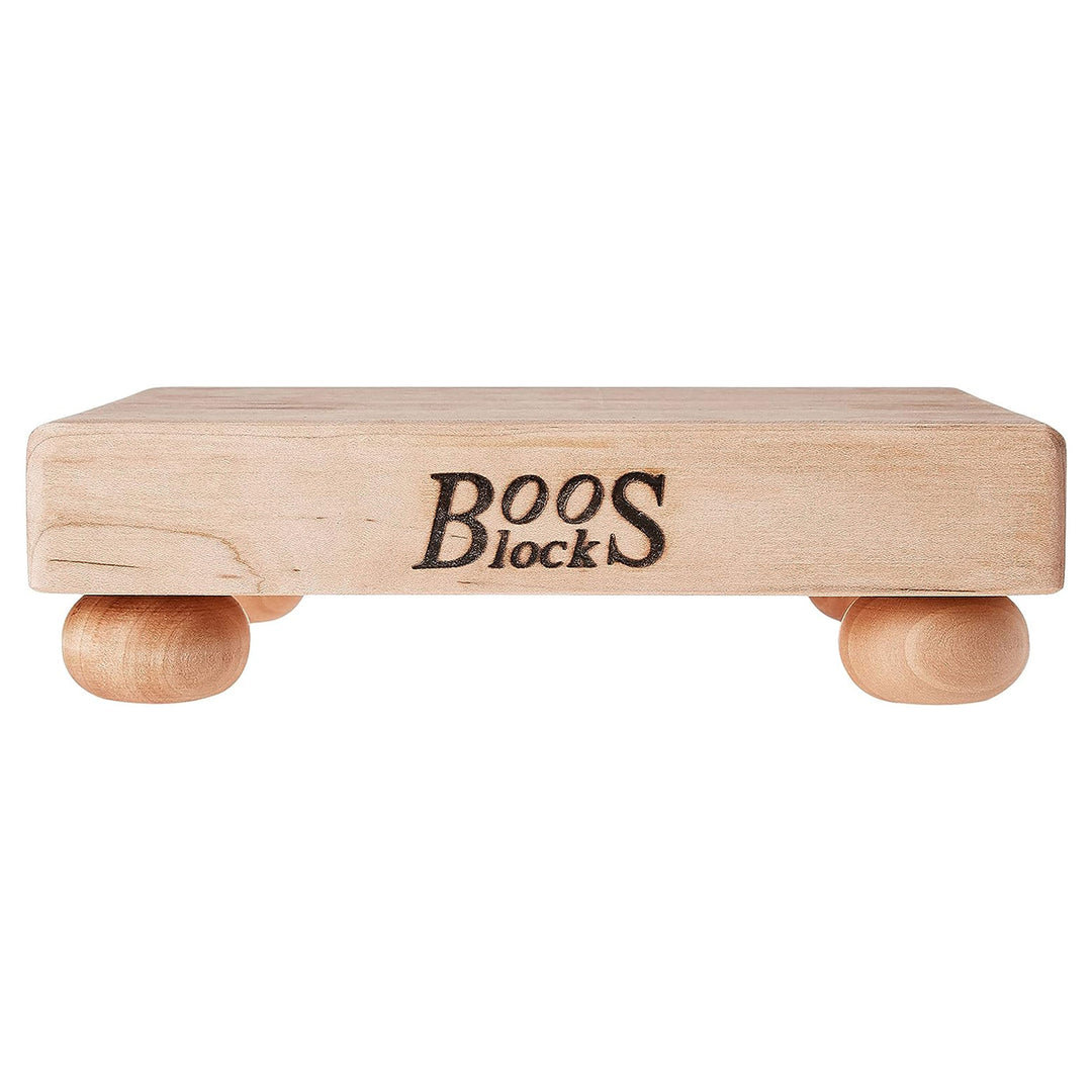 John Boos Small Maple Wood Edge Grain Cutting Board for Kitchen, 9" x 9" x 1.5"