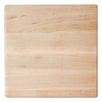 John Boos Small Maple Wood Edge Grain Cutting Board for Kitchen, 9" x 9" x 1.5"