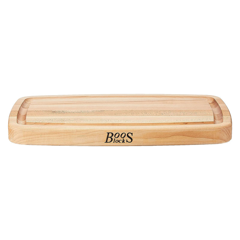 John Boos Lrg Maple Wood Edge Grain Kitchen Cutting Board,18"x11"x1.5"(Open Box)