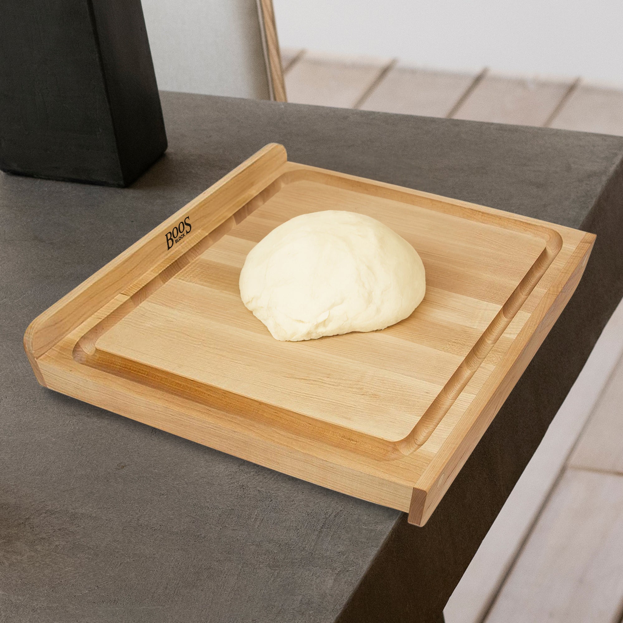 John Boos Maple Wood Grain Reversible Cutting Board, 17.75x17.55x1.25"(Open Box) - VMInnovations