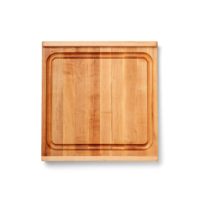 John Boos Countertop Reversible Wood Cutting Board with Juice Groove, Maple - VMInnovations