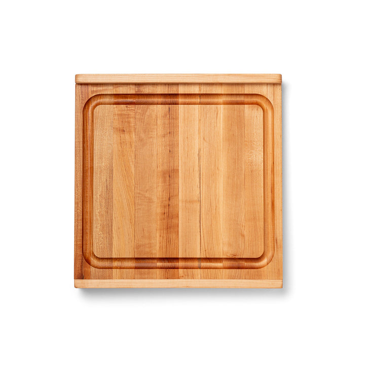 John Boos Countertop Reversible Wood Cutting Board with Juice Groove, Maple