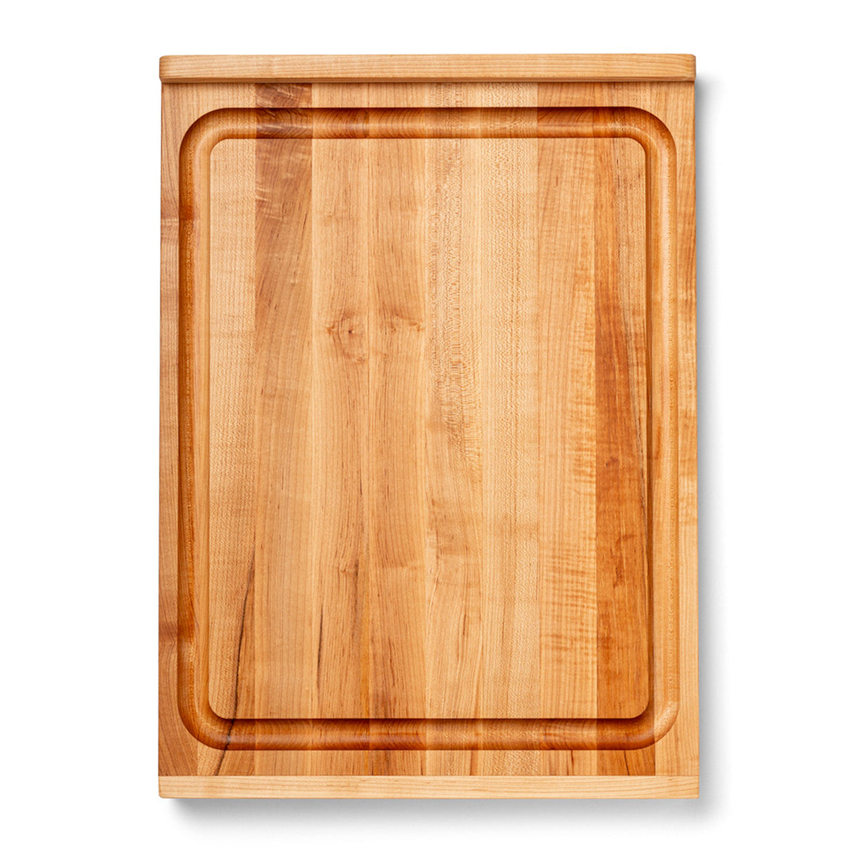 John Boos Countertop Reversible Wood Cutting Board with Juice Groove, Maple