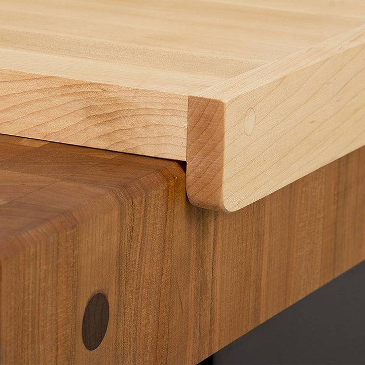 John Boos Countertop Reversible Wood Cutting Board with Juice Groove, Maple