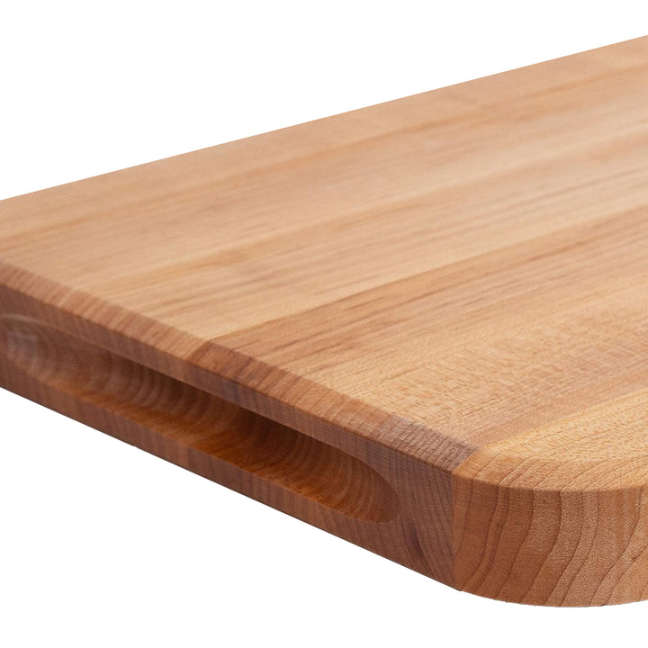 John Boos Chop N Slice Large Maple Wood Edge Grain Cutting Board, 20"x14"x1.25"