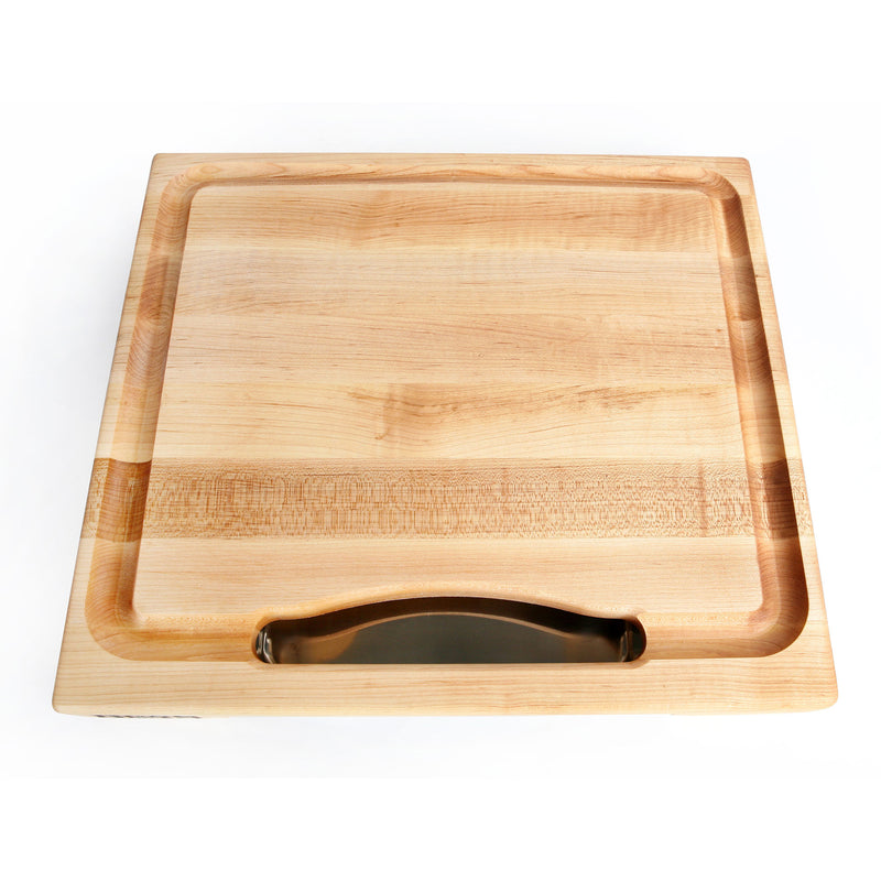 John Boos Prep Master Maple Cutting Board w/Pan, 15" x 14" x 2.25" (Open Box)