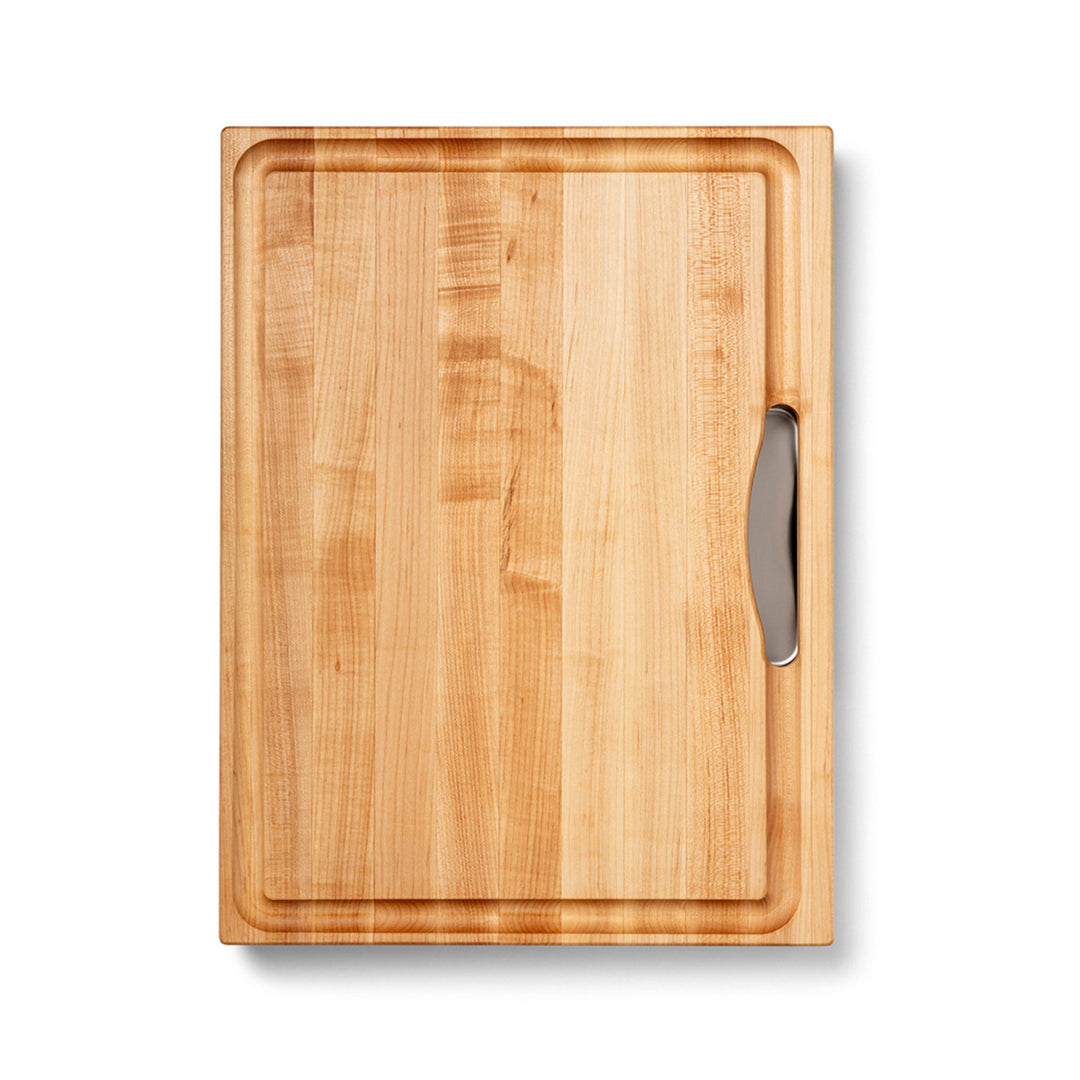 John Boos Reversible Wood Cutting Board with Juice Groove & Tray, Maple