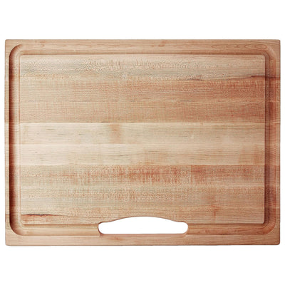 John Boos Reversible Wood Cutting Board with Juice Groove & Tray, Maple