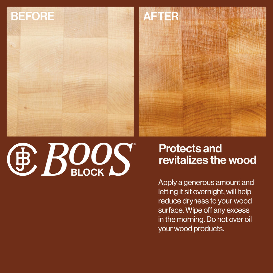John Boos 16 oz All Natural Moisture Care for Wood Kitchen Cutting Boards (Used) - VMInnovations