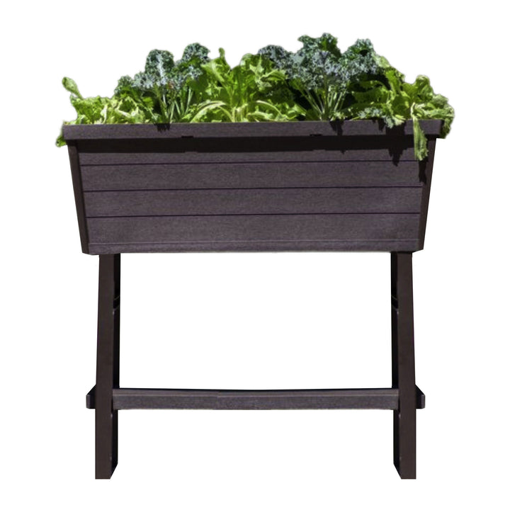 Polymer Outdoor Products 14.5" L x 32.25" W x 31.12" H Garden Bed, Brown (Used)