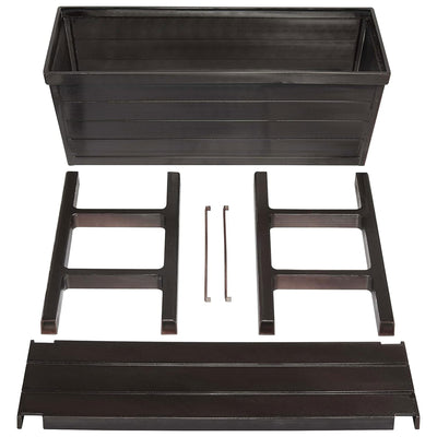 Polymer Products 14.5" L x 32.25" W x 31.12" H Raised Garden Bed,Brown(Open Box) - VMInnovations