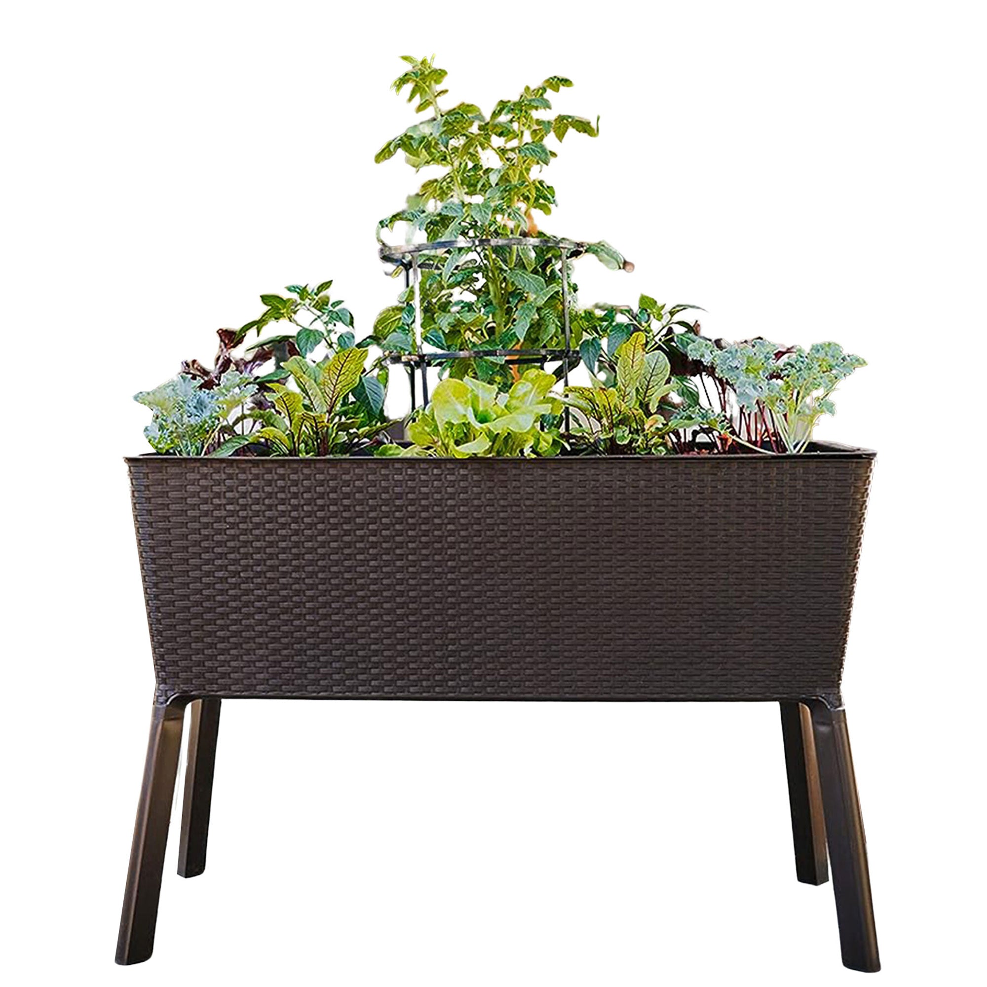 Polymer Products 19.5" L x 44.5" W x 29.75" H Raised Garden Bed, (For Parts) - VMInnovations