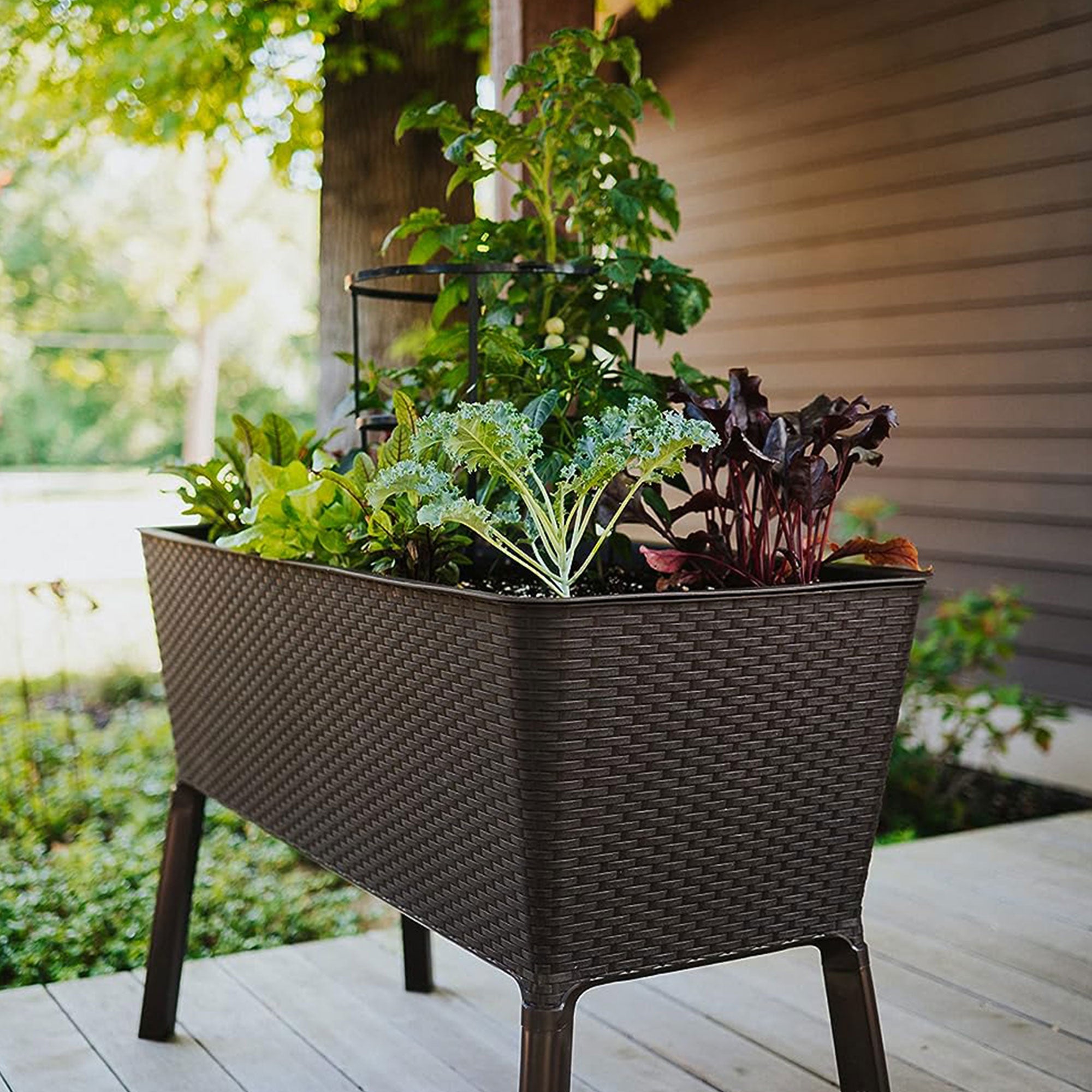 Polymer Products 19.5" L x 44.5" W x 29.75" H Raised Garden Bed, (For Parts) - VMInnovations