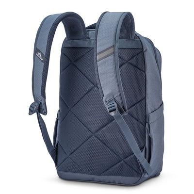 High Sierra Large Backpack with Device Sleeve and Adjustable Straps, Grey Blue