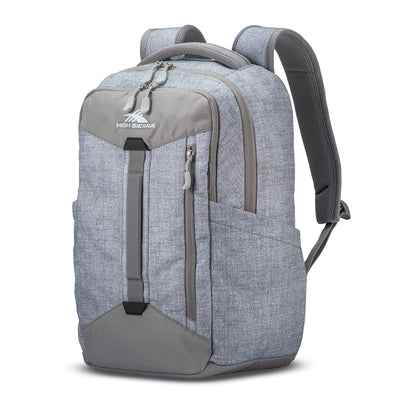 High Sierra Backpack w/Adjustable Shoulder Straps, Silver(Open Box)