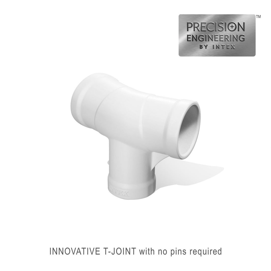 Intex 10'x30" Metal Frame Round Above Ground Swimming Pool with Pump (Open Box)