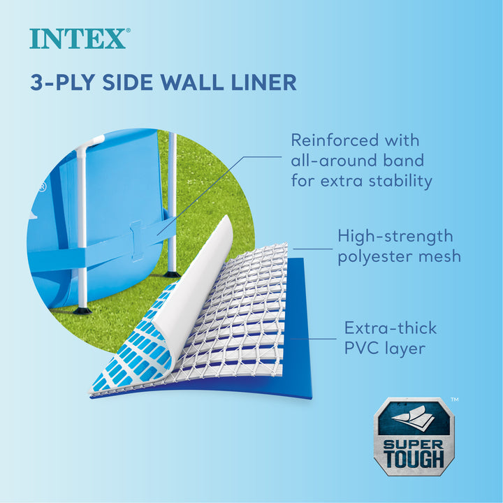 10) Intex 10' x 30" Metal Frame Pool Set w/ Filter Pump (Lot of 10) | (Open Box) - VMInnovations