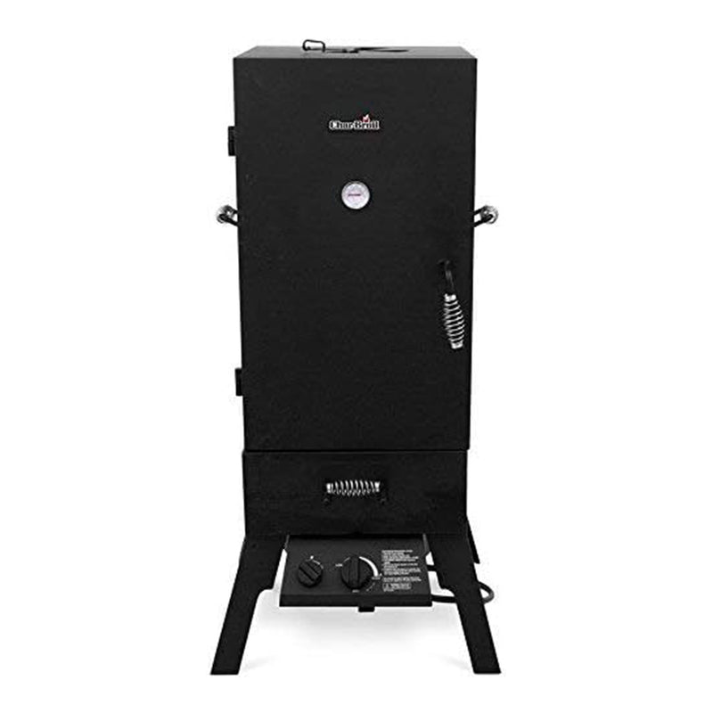 Char-Broil Vertical 45 Inch Liquid Propane Steel Grill Gas Smoker, Blk(Open Box)