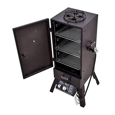 Char-Broil Vertical 45" Liquid Propane Steel Grill Gas Smoker, Black (Used) - VMInnovations