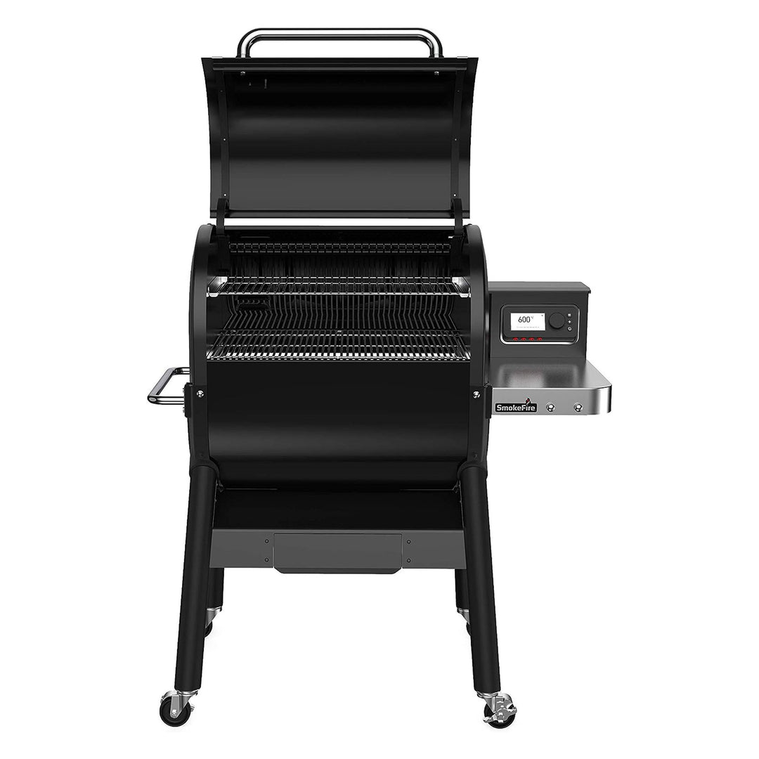 Weber SmokeFire II EX4 24" Stainless Steel Wood Pellet Grill, Black (For Parts)