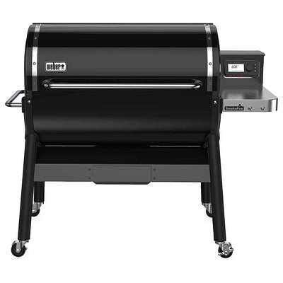 Weber SmokeFire II EX6 36" Stainless Steel Wood Fire Pellet Smart Grill, Black - VMInnovations