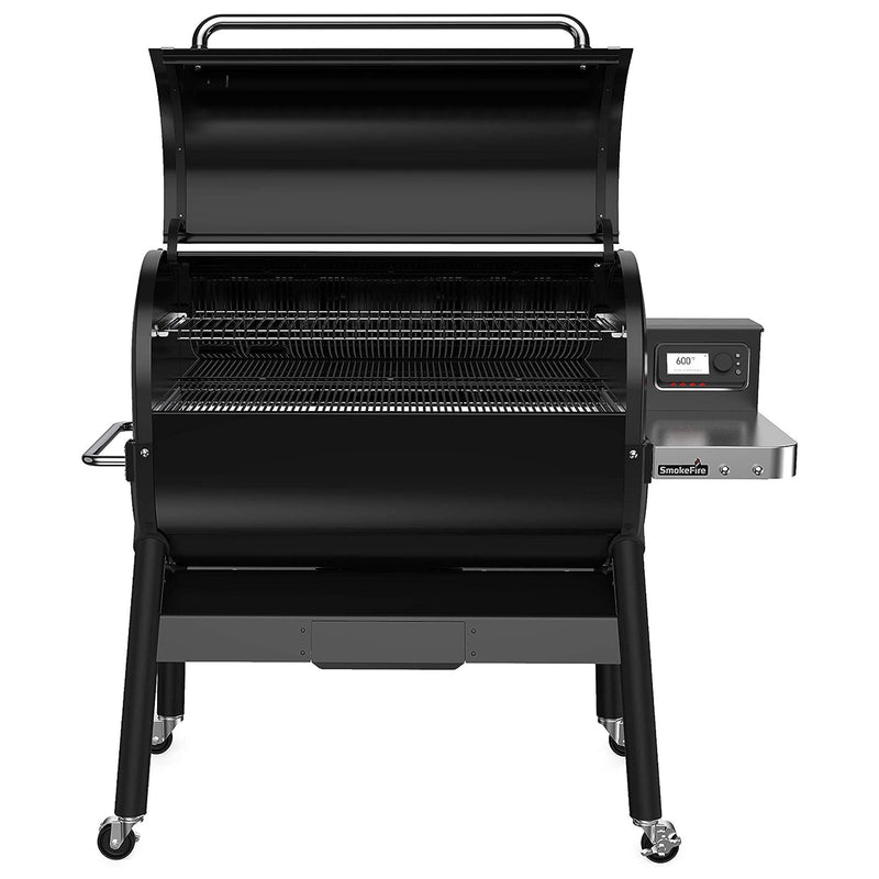 Weber EX6 36" Stainless Steel Wood Fire Pellet Smart Grill, Black (For Parts)